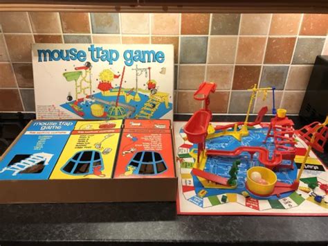 Vintage Mouse Trap Board Game Ideal 1963 Complete And Boxed Excellent
