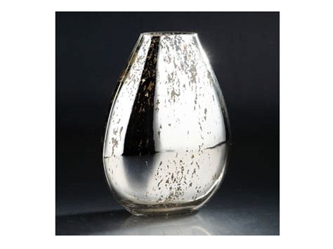Large Mercury Glass Vase 95w X 155h Steinhafels