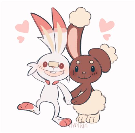 Scorbunny X Buneary Pokémon Sword And Shield Know Your Meme