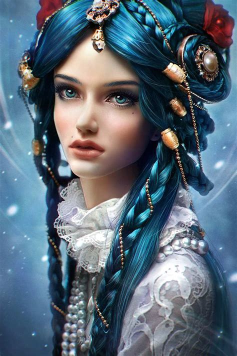 Digital Character Illustrations By Daria Ridel Fantasy Women Beautiful Fantasy Art Digital