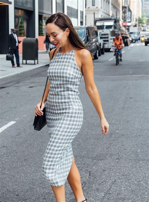 Plaid Midi Dresses To Relive The 90s In At Nyfw Sydne Style Midi