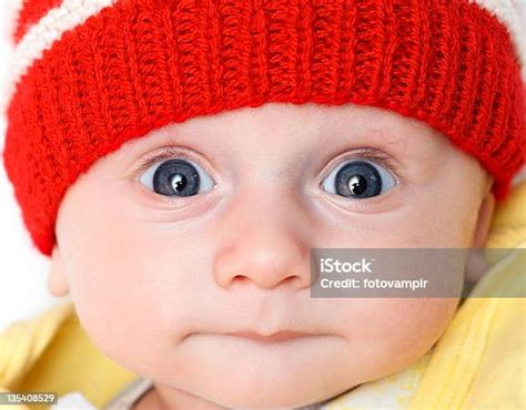 Cute Baby In Winter Hat Stock Photo Download Image Now Baby Human