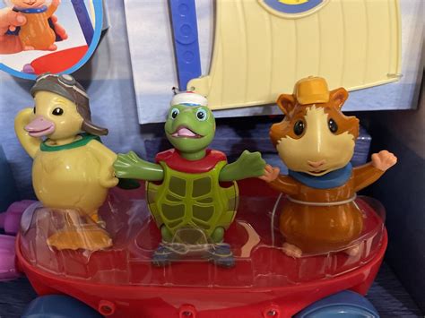 New Wonder Pets Flyboat Ming Ming Linny Tuck Fisher Price Fly Boat