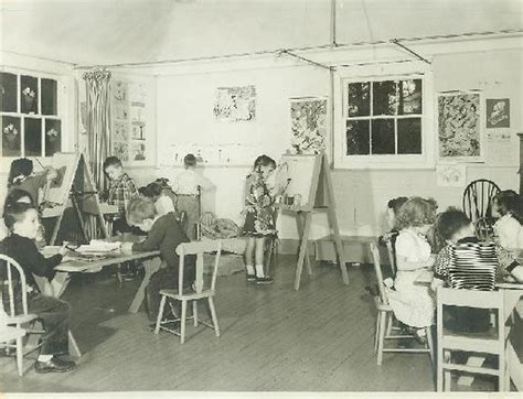 glimpse of history kindergarten at the peck school circa 1950