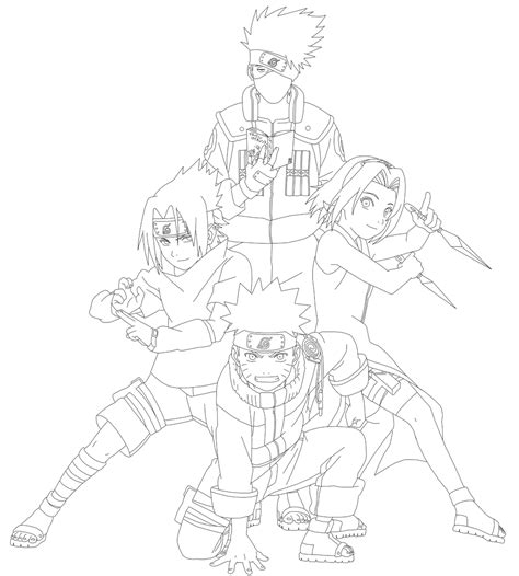The Team 7 Pts Lineart By Dennisstelly On Deviantart