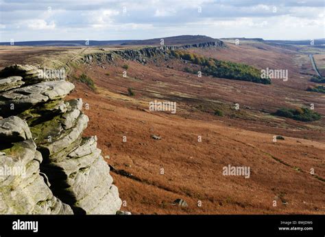 Stanage Edge In The Peak District Derbyshire England Stock Photo Alamy