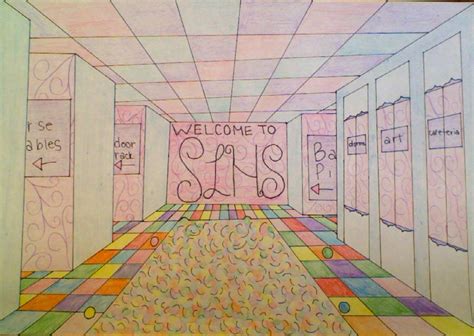 Slhs Art Class Art 1 Perspective Drawing