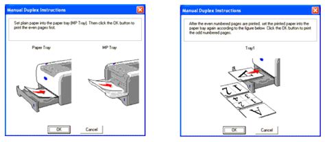 Doing so could damage the paper tray or the inside of the printer. Comment procéder pour imprimer des deux côtés de la ...