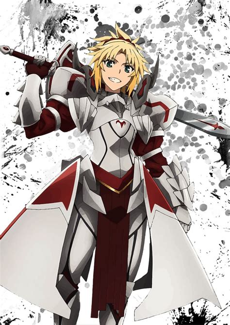 Fate Apocrypha Mordred Art Print By Maxi X Small Fate Apocrypha