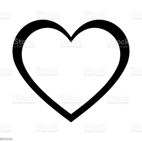 Heart Icon Design Element Logo Element Illustration Love Symbol Icon