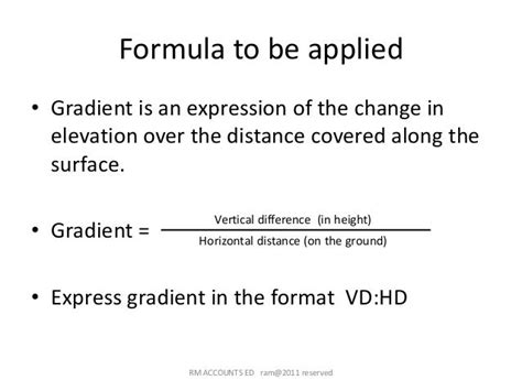 Gradient Csec Geography