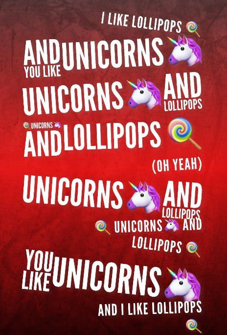 I Like Unicorns And You Like Lollipops By Banderson Blurb Books