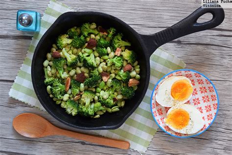 11:49 cocina vegan fácil 48 002 просмотра. Habas frescas salteadas con brócoli. Receta saludable ...