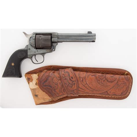 Colt Single Action Army Revolver With Holster Cowans Auction House
