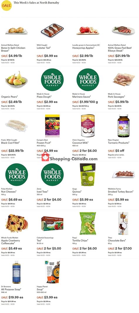 They are reusable and as they are lightweight and. Whole Foods Market Canada, flyer - (Special Offer - North ...