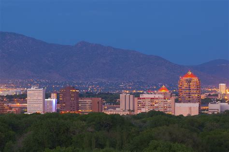 Albuquerque Skyline At Dusk Color Marketing Group®