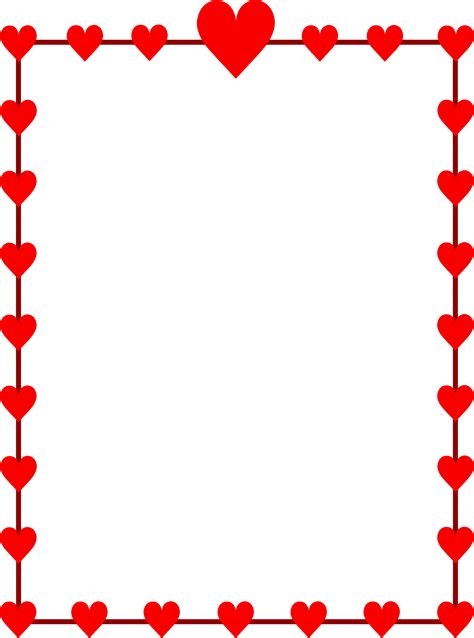 Free Border Templates Red Clipart Best