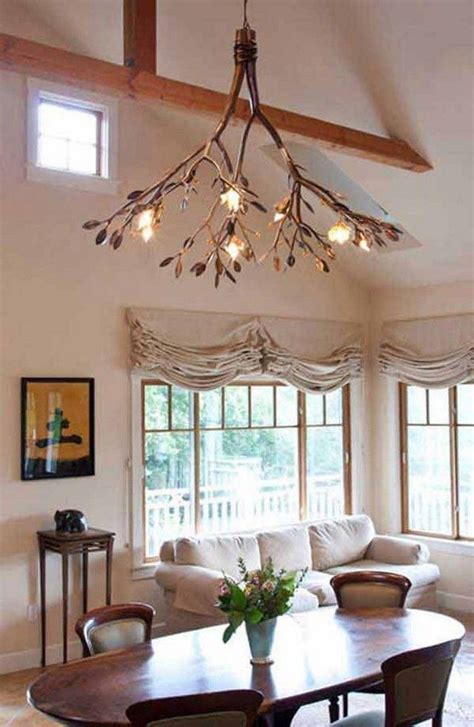 45 Simple Diy Ideas For Rustic Tree Branch Chandeliers Diyhomedecor