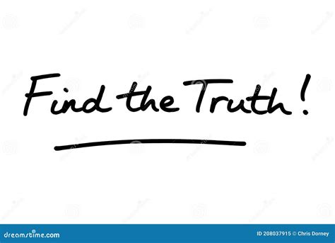 Find Truth Over Lies And Myth Stock Photo 25807554
