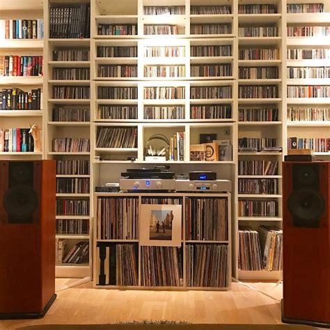 Vinyl Wall Of Sound Records Living Room Player Turntable Sound Room
