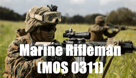 Marine Rifleman Mos 0311 2021 Career Details