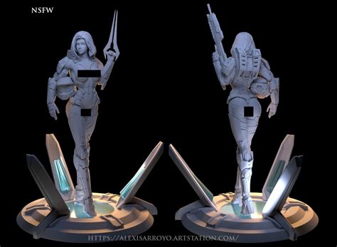 Female Halo Spartan Nsfw D Print Model D Model D Printable Cgtrader