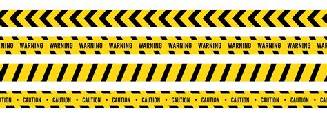 Caution Safety Tape Yellow Black Stripe Danger Tape For Atterntion
