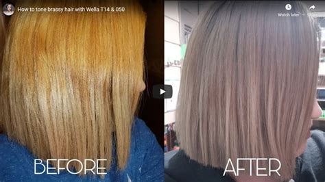 how to tone brassy hair with wella t14 and 050 wella toners brassy hair wella hair toner