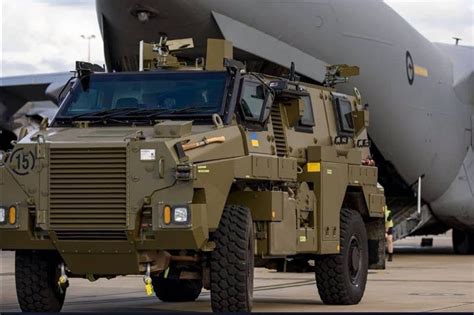 Australian Bushmaster Vehicles Arrive In Ukraine Rukrainewarroom