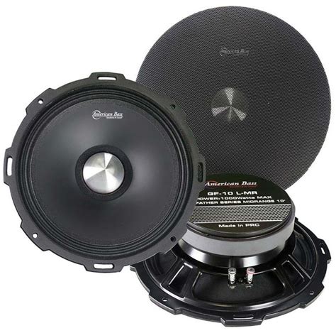 American Bass 10″ Midrange Speaker 500w Rms1000w Max 4 Ohm