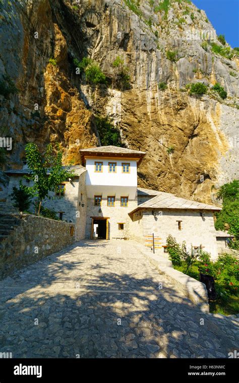 The Tekija A Sufi Monastery In Blagaj Bosnia And Herzegovina Stock