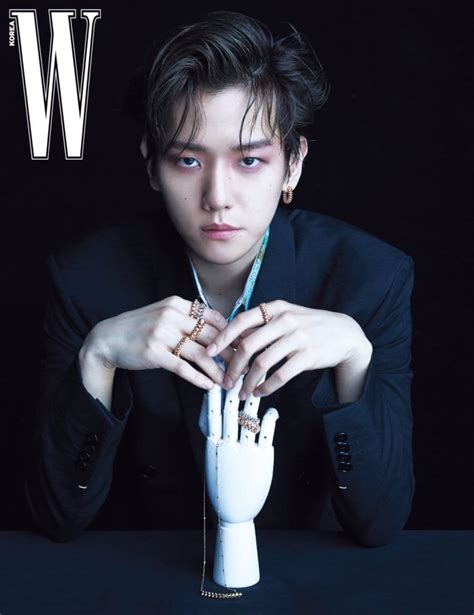 exo s baekhyun is fierce and flawless in photoshoot for w magazine what the kpop
