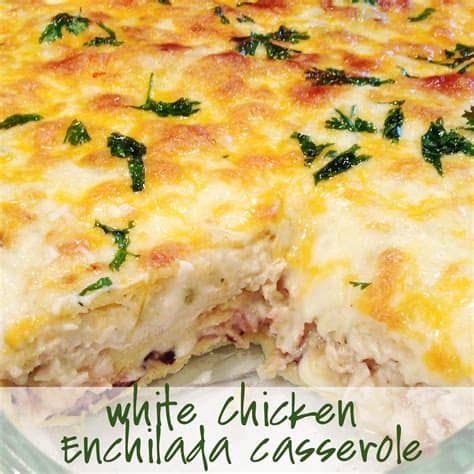 Chicken Enchilada Casserole Recipe — Dishmaps
