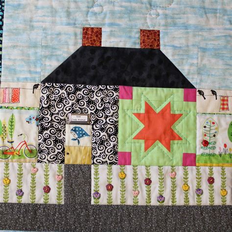 Great Idea Of A House Block Quilting Crafts House Quilt Block Paper