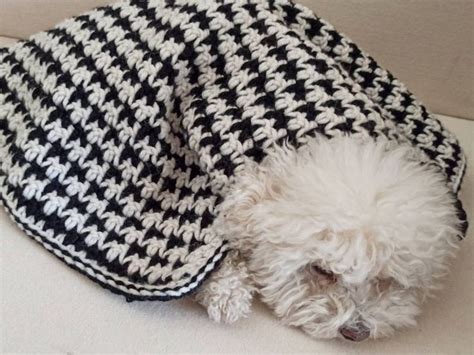 Crochet Dog Blanket Puppy Blanket Pet Blanket Dog Bedding