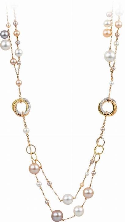 Cartier Necklace Trinity Gold Pink Necklaces Jewelry