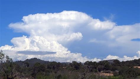 Cumulonimbus Clouds Formation In Mallorca Time Lapse