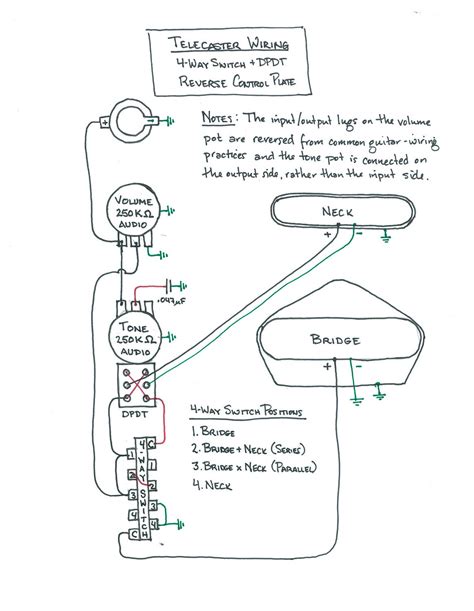 Wiring Diagram For Telecaster 4 Way Switch Wiring Digital And Schematic
