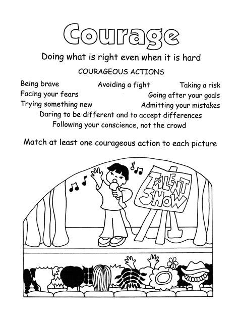 Courage Supporting The Core Activities