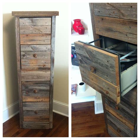 Awesome Way To Make An Old File Cabinet Looking Rustic And Amazing