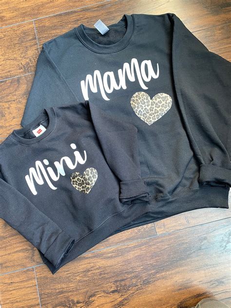 Mini Sweatshirt Mama Matching Available Etsy Uk