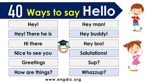 40 Different Fun Ways To Say Hello Cute And Creative Other Ways To Say