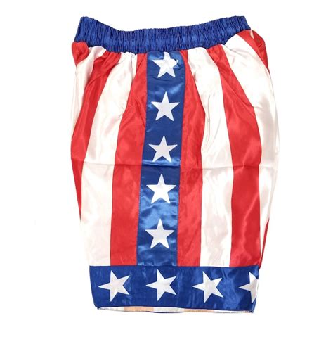 Rocky Balboa Shorts American Flag Apollo Creed Donnie Boxer Etsy