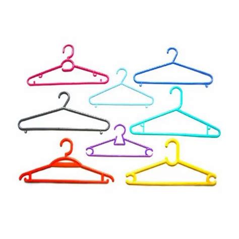 Multi Color Plastic Cloth Hanger Thickness Millimeter 4 Size 17 X