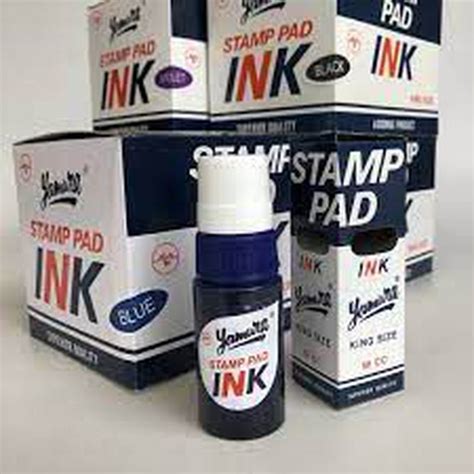 Tinta Stampel Refill Tinta Stampel Stamp INK YAMURA Biru