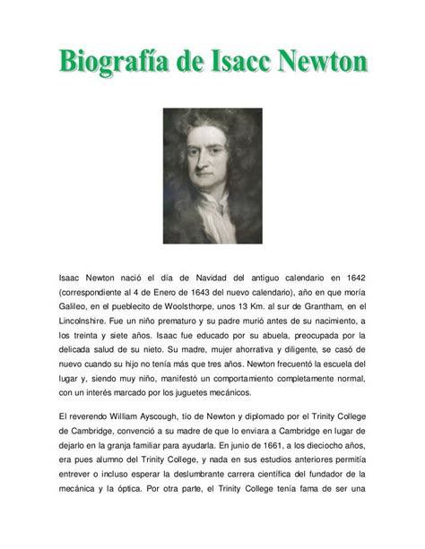 Biografia Newton