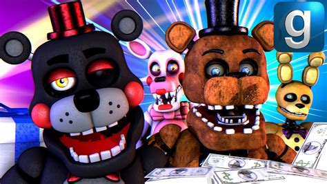 Gmod Fnaf Five Lost Nights At Freddys Part 14 Youtube