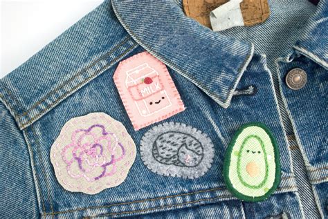 4 Ways To Make Your Own Hand Embroidered Felt Patches