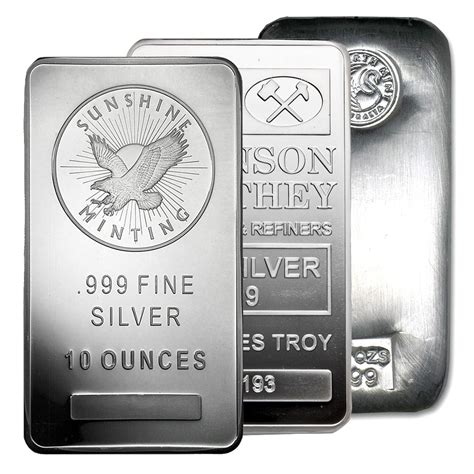 10 Oz Silver Bars Texas Precious Metals