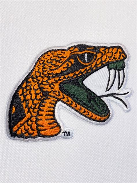 Famu Rattler Iron On Sew On Embroidery Patch Etsy